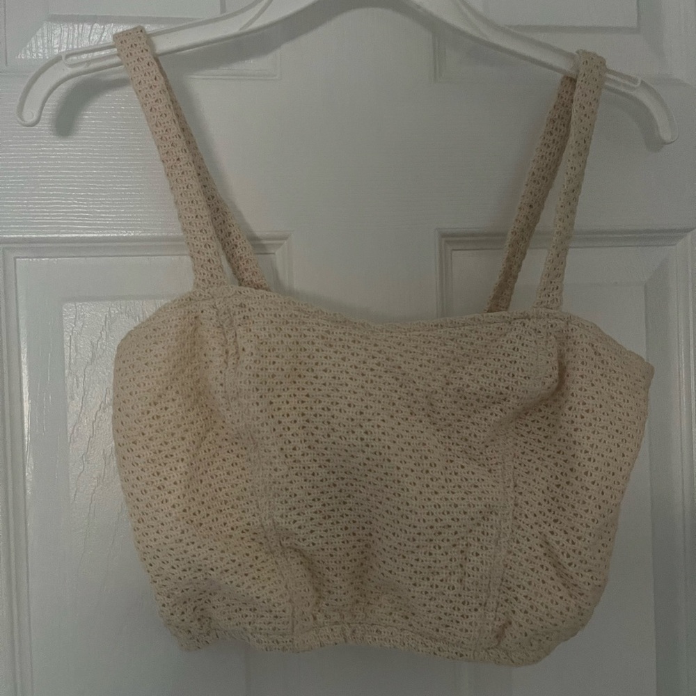 Cotton off-white bodice